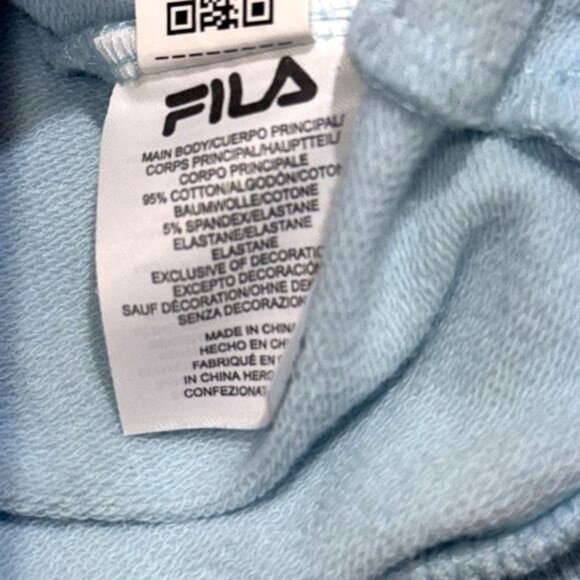Fila Light Blue Crewneck Sweatshirt L - Picture 2 of 7